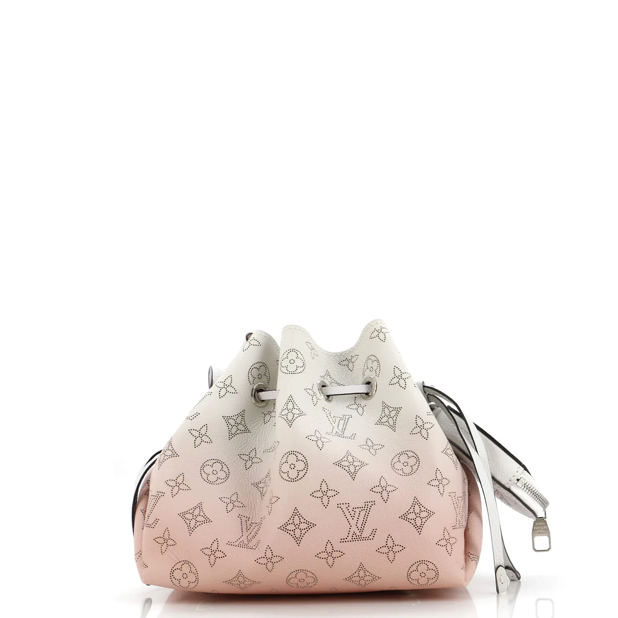 Bella Bucket Bag Gradient Mahina Leather - Deep Luxury