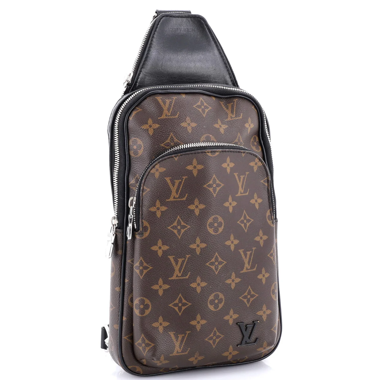 Avenue Sling Bag NM Macassar Monogram Canvas - Deep Luxury