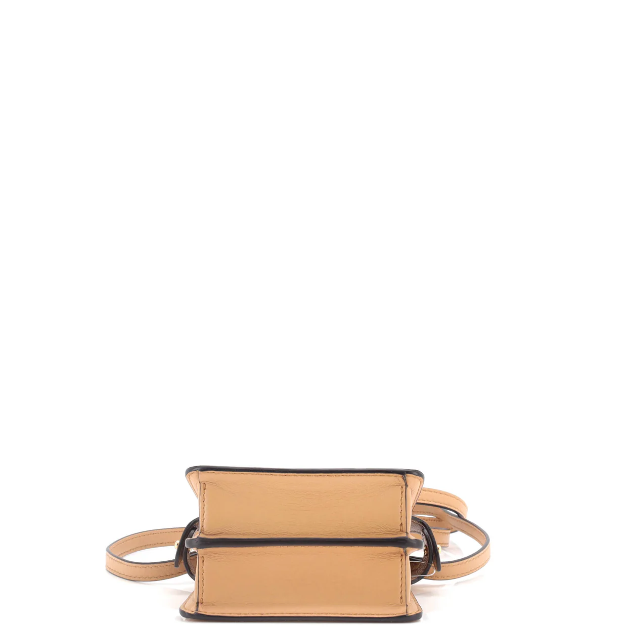 Maxi Handle Peekaboo Bag Leather Nano - Deep Luxury