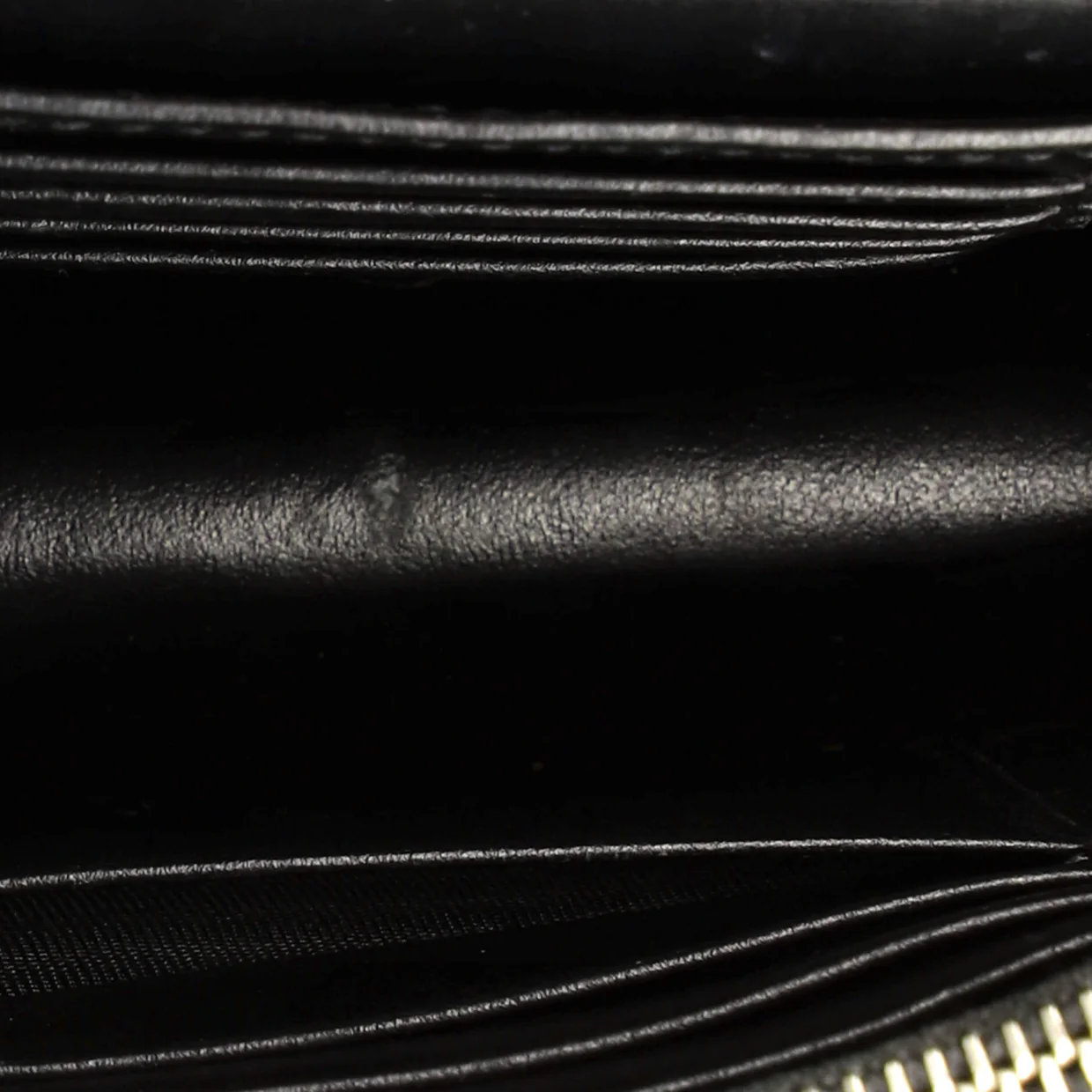 Sunset Chain Wallet Crocodile Embossed Leather - Deep Luxury