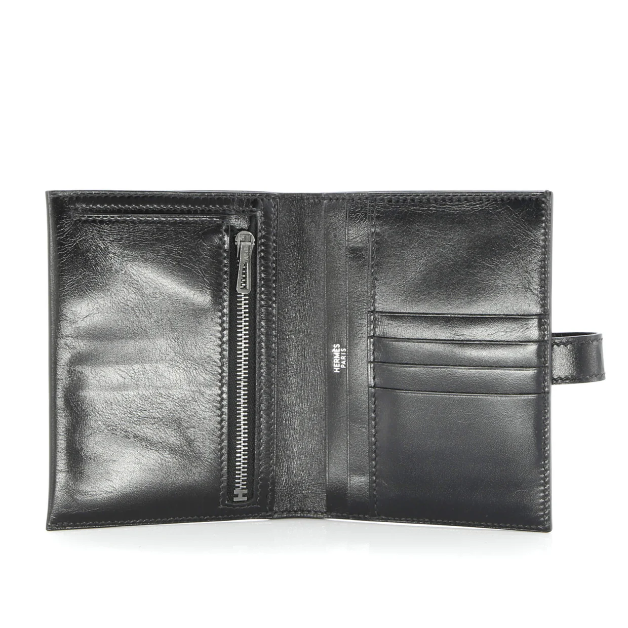 Bearn Wallet Box Calf Compact - Deep Luxury