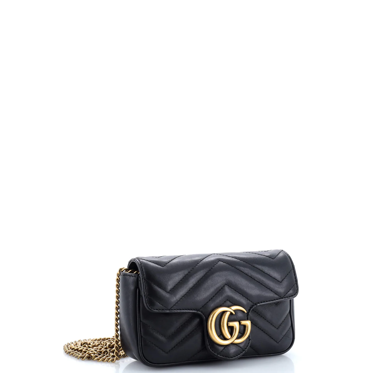 GG Marmont Flap Bag Matelasse Leather Super Mini - Deep Luxury