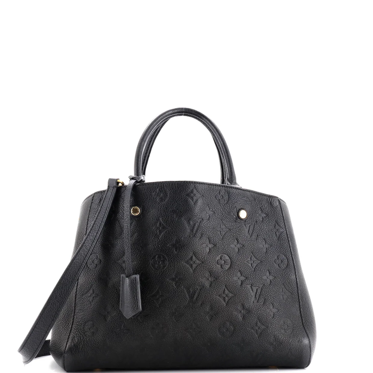 Montaigne Handbag Monogram Empreinte Leather MM - Deep Luxury