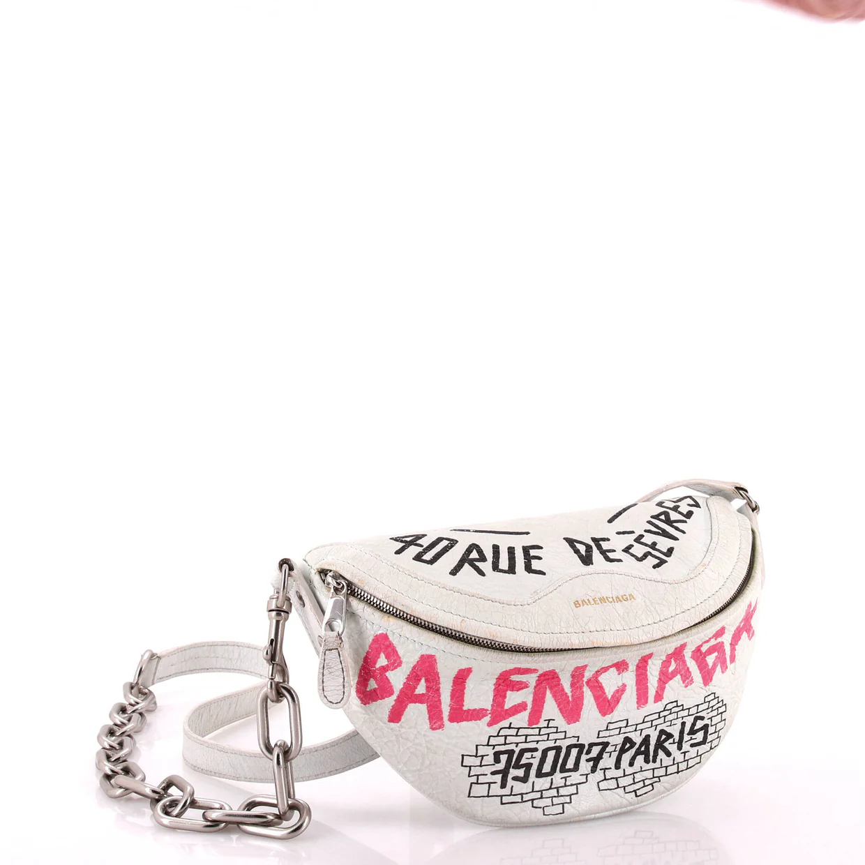 Graffiti Souvenir Belt Bag Leather XXS - Deep Luxury