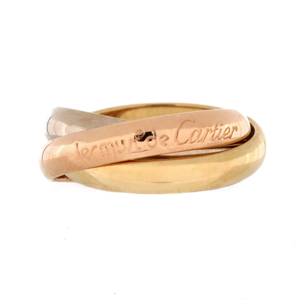 Les Must de Cartier Trinity Ring 18K Tricolor Gold - Deep Luxury