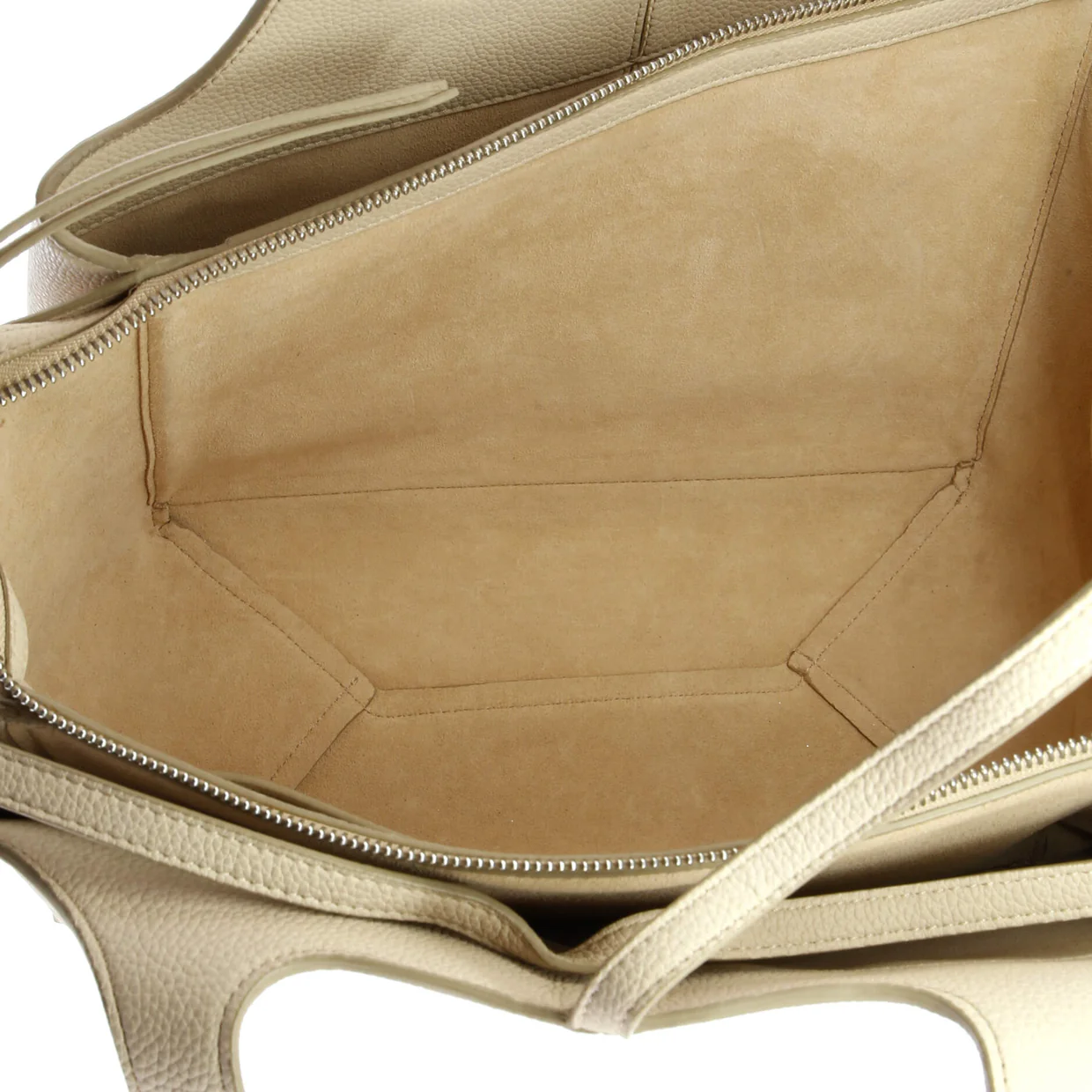 Tri-Fold Shoulder Bag Grained Calfskin Small - Deep Luxury