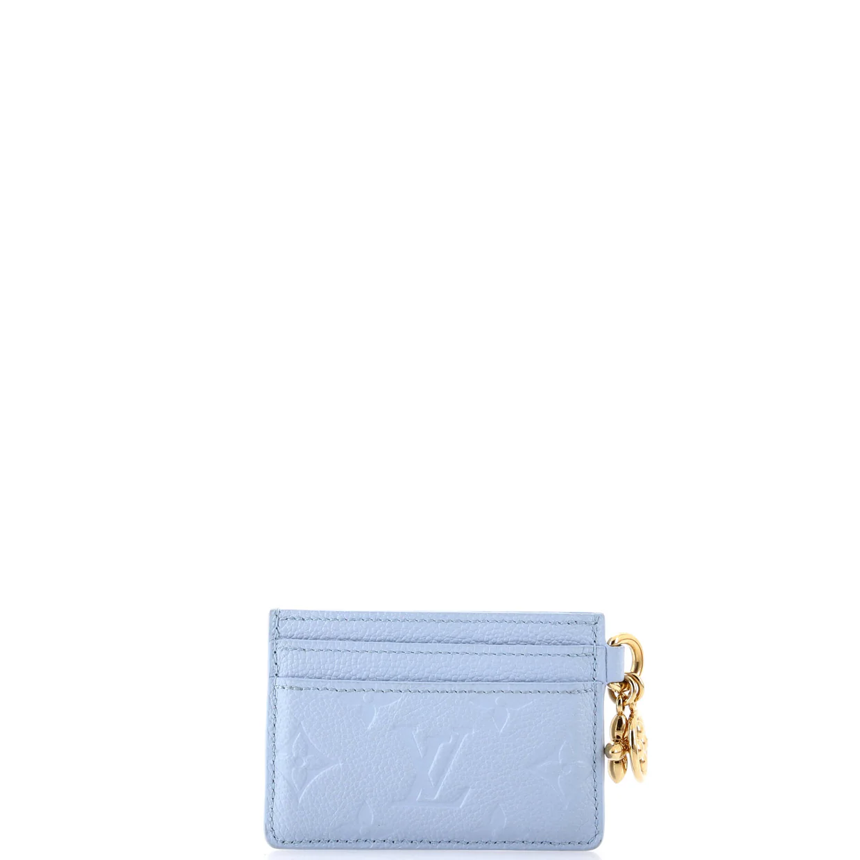LV Charms Card Holder Monogram Empreinte Leather - Deep Luxury