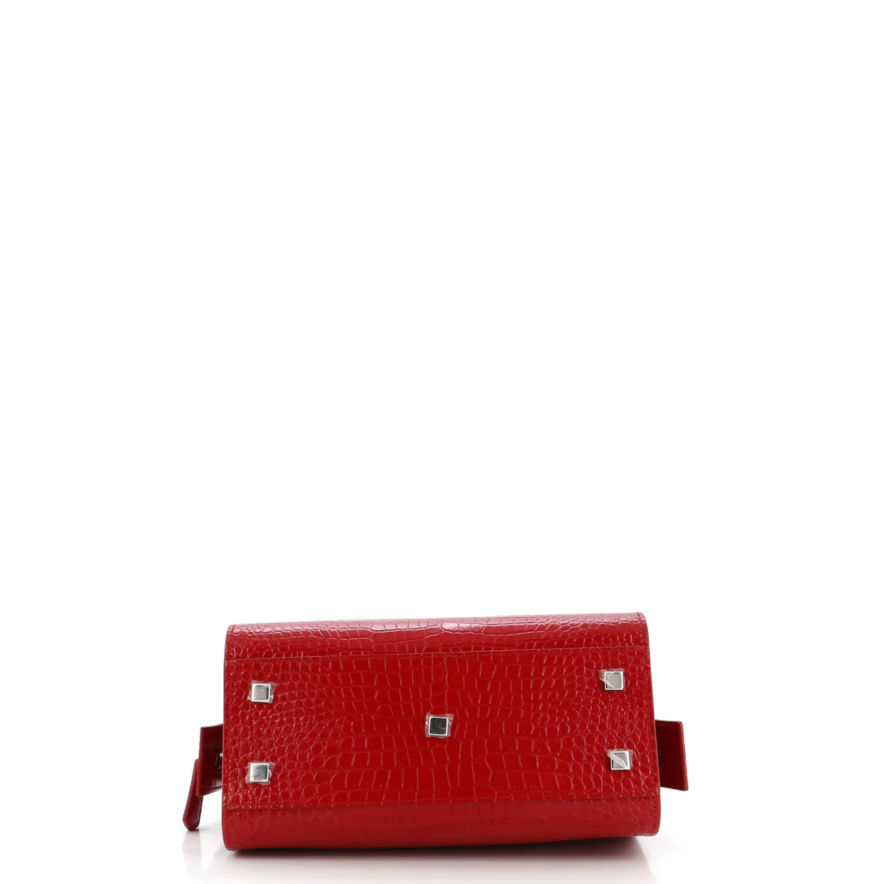 Uptown Tote Crocodile Embossed Leather Small - Deep Luxury