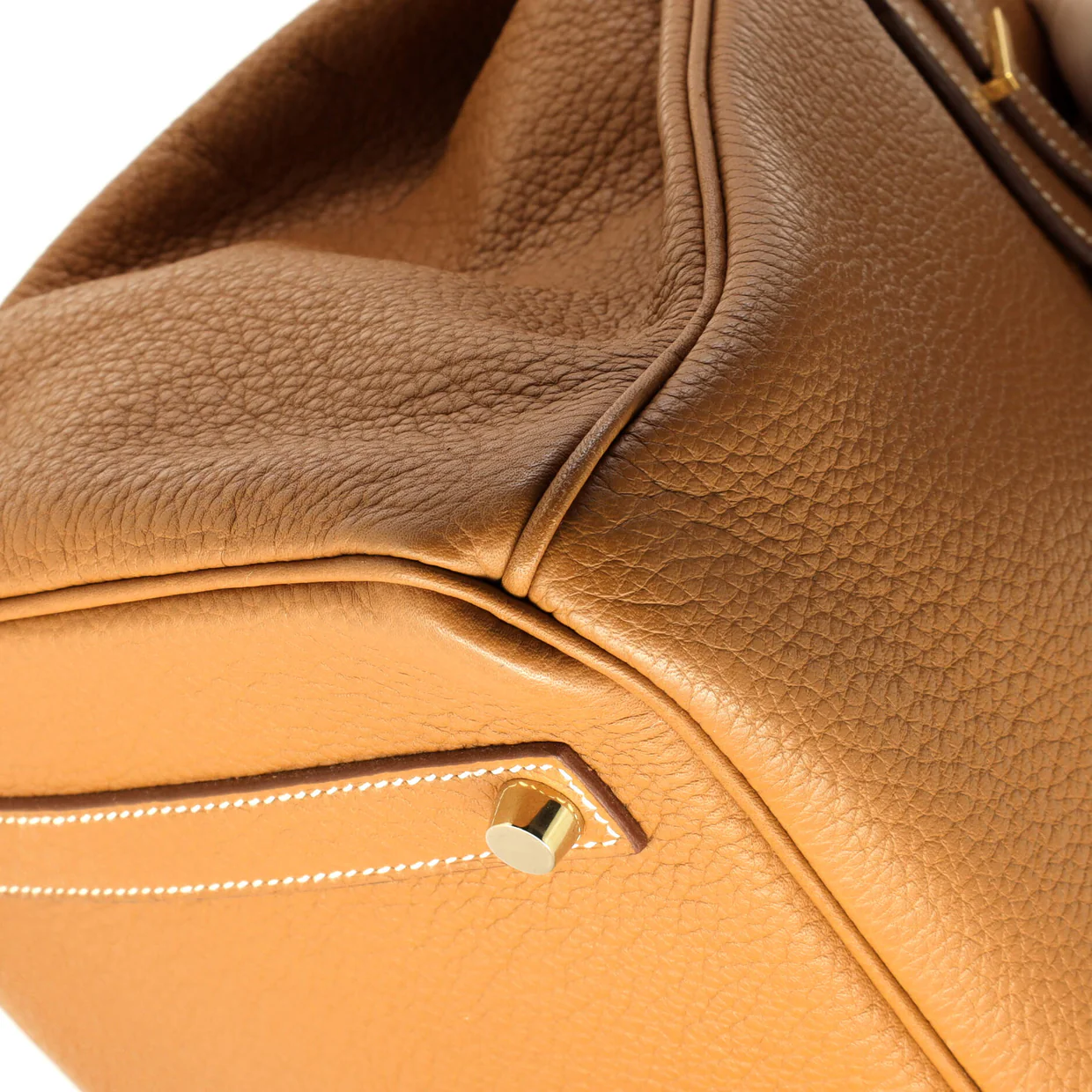 Birkin Handbag Gold Clemence with Gold Hardware 35 - Deep Luxury