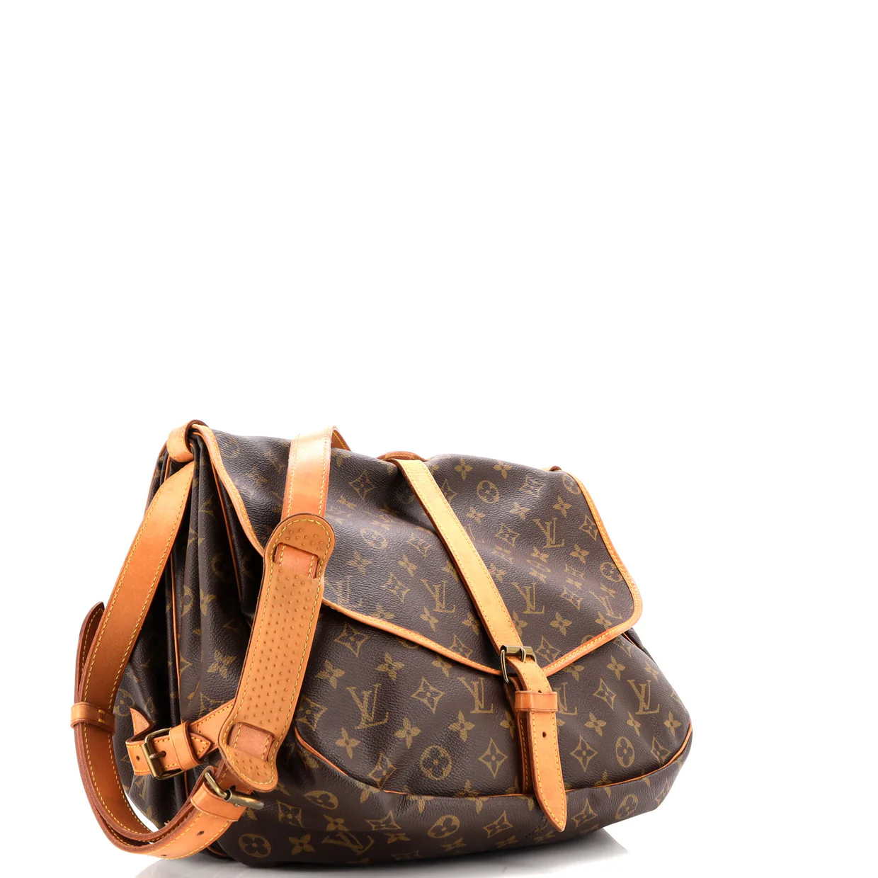 Saumur Handbag Monogram Canvas 35 - Deep Luxury