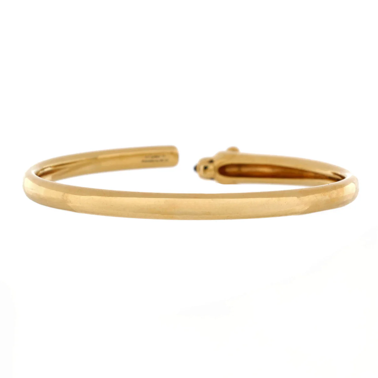 Panthere de Cartier Open Cuff Bracelet 18K Yellow Gold with Onyx and Tsavorite - Deep Luxury