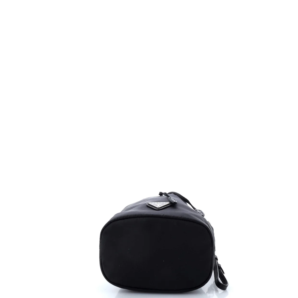 Drawstring Wristlet Bucket Bag Tessuto Small - Deep Luxury