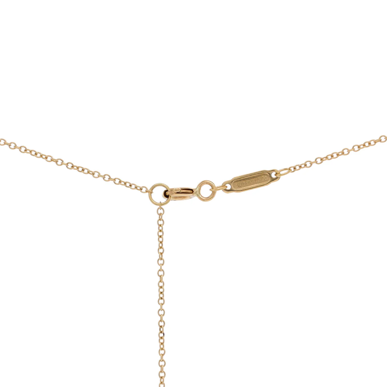 T Smile Pendant Necklace 18K Yellow Gold Large - Deep Luxury