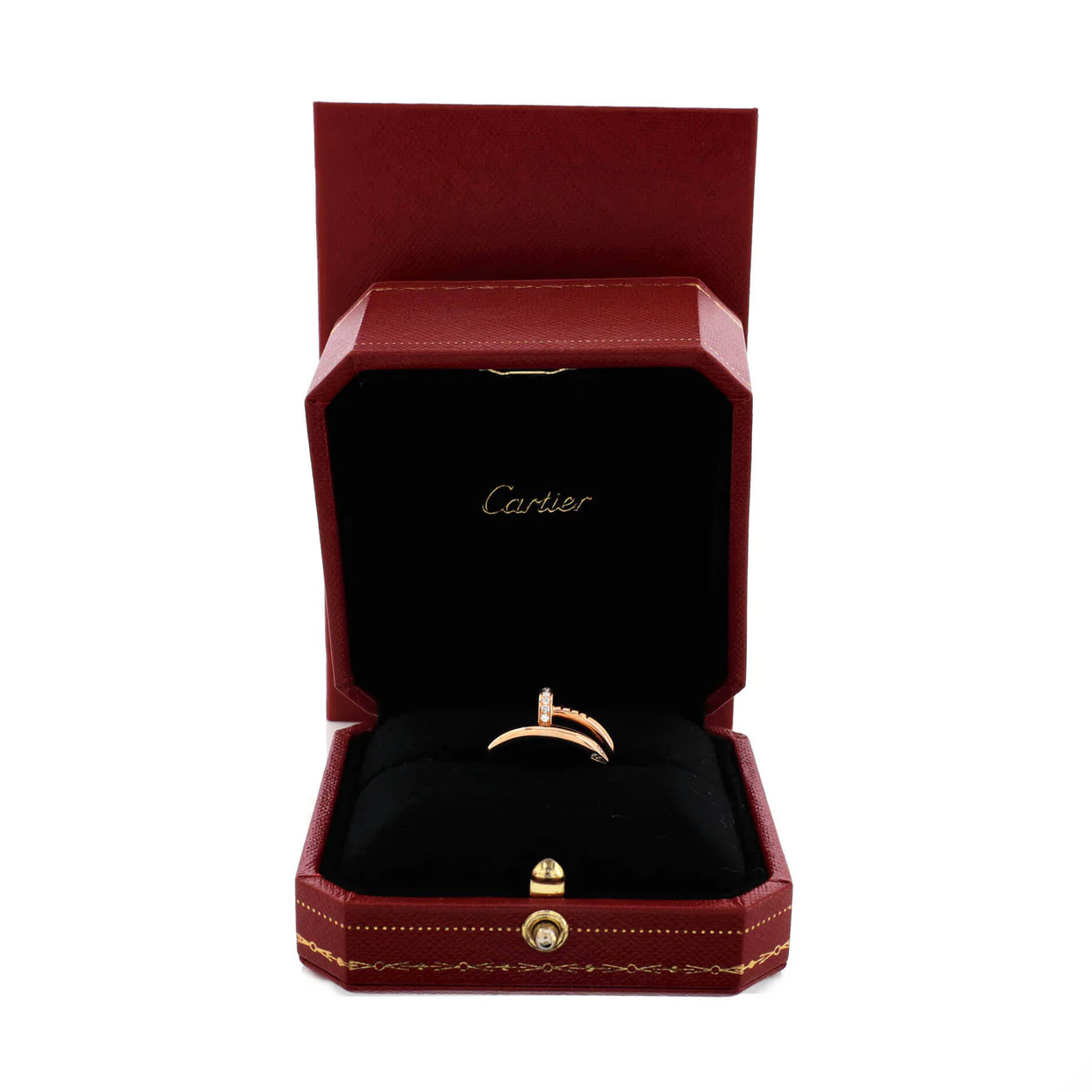 Juste un Clou Ring 18K Rose Gold and Diamonds - Deep Luxury