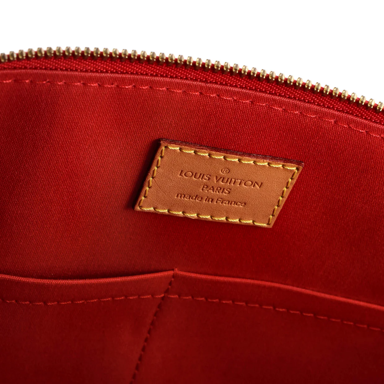 Alma Handbag Monogram Vernis PM - Deep Luxury