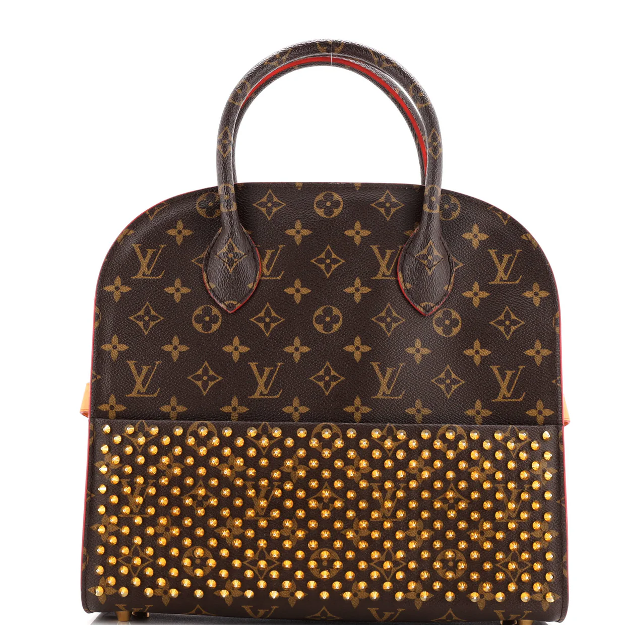x Christian Louboutin Shopping Bag Calf Hair and Monogram Canvas - Deep Luxury