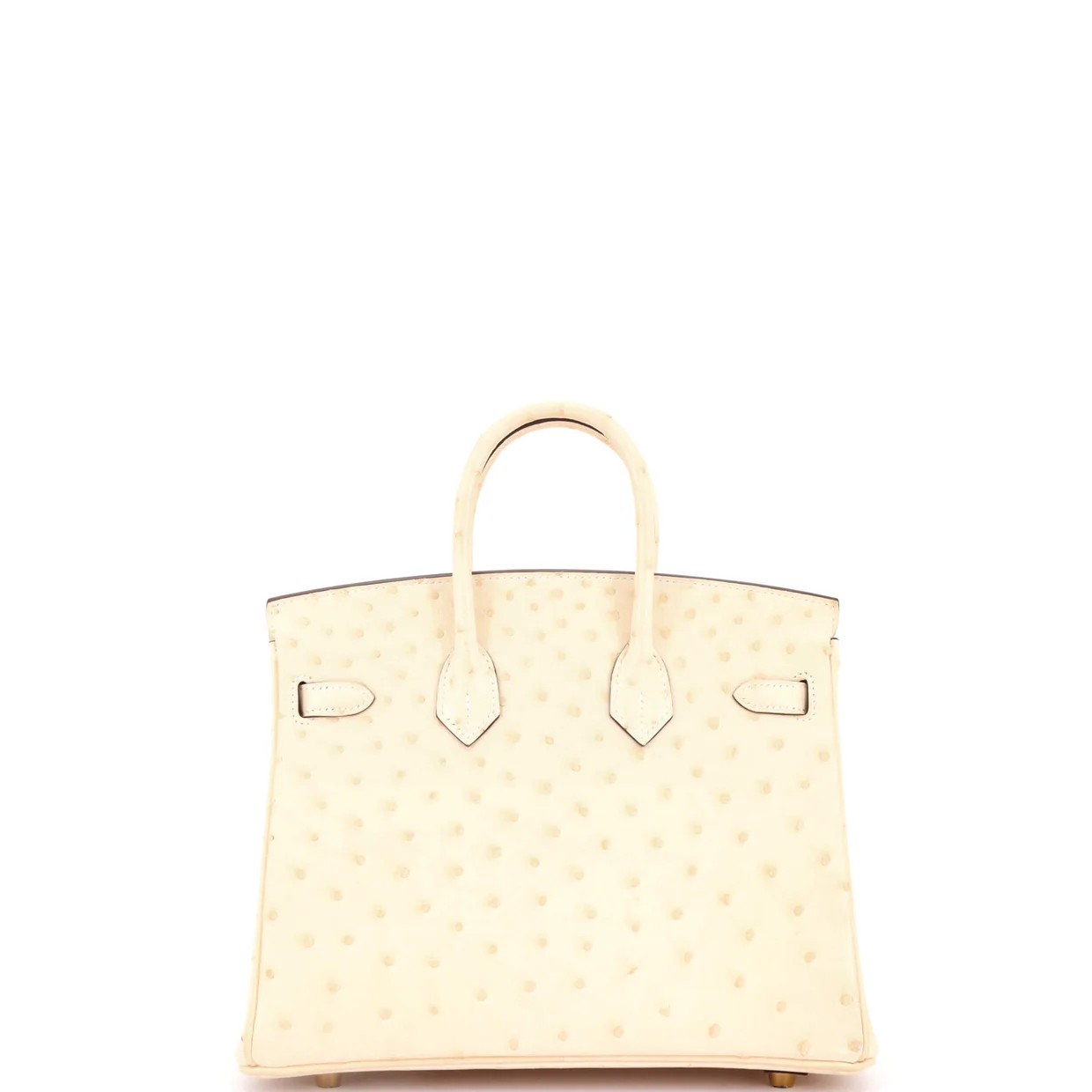 Birkin Handbag Light Ostrich with Gold Hardware 25 - Deep Luxury