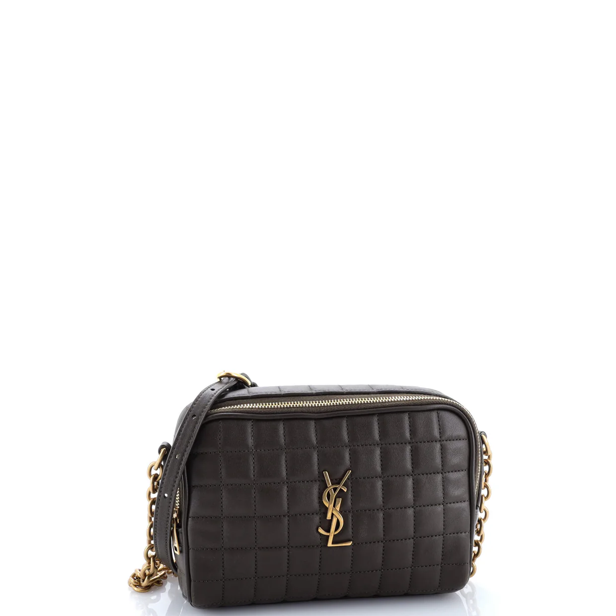 Cassandre Chain Camera Bag Quilted Leather Mini - Deep Luxury