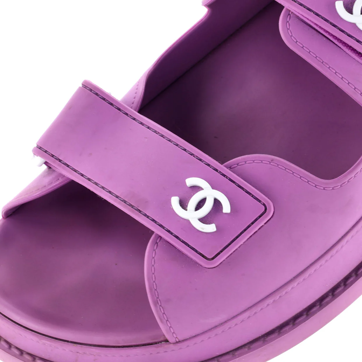 Women's Velcro Dad Sandals Rubber - Deep Luxury