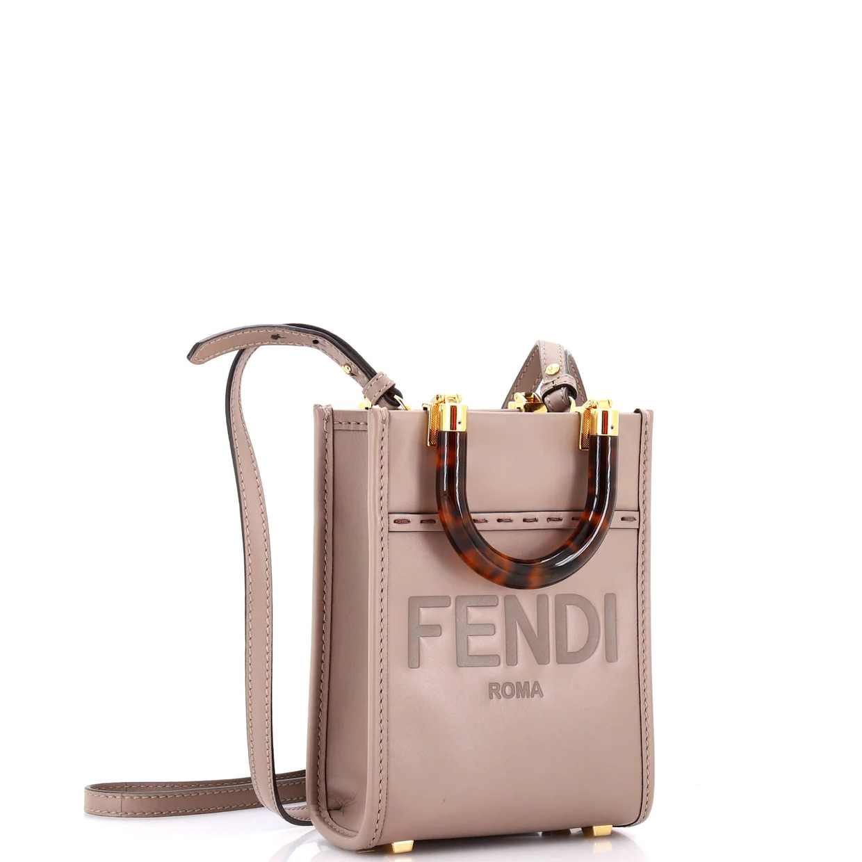 Sunshine Shopper Tote Leather Mini - Deep Luxury