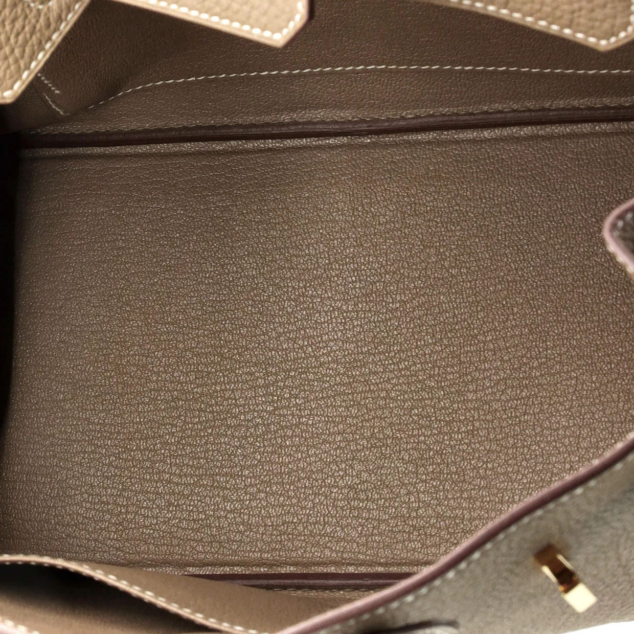 Birkin Handbag Grey Togo with Gold Hardware 25 - Deep Luxury