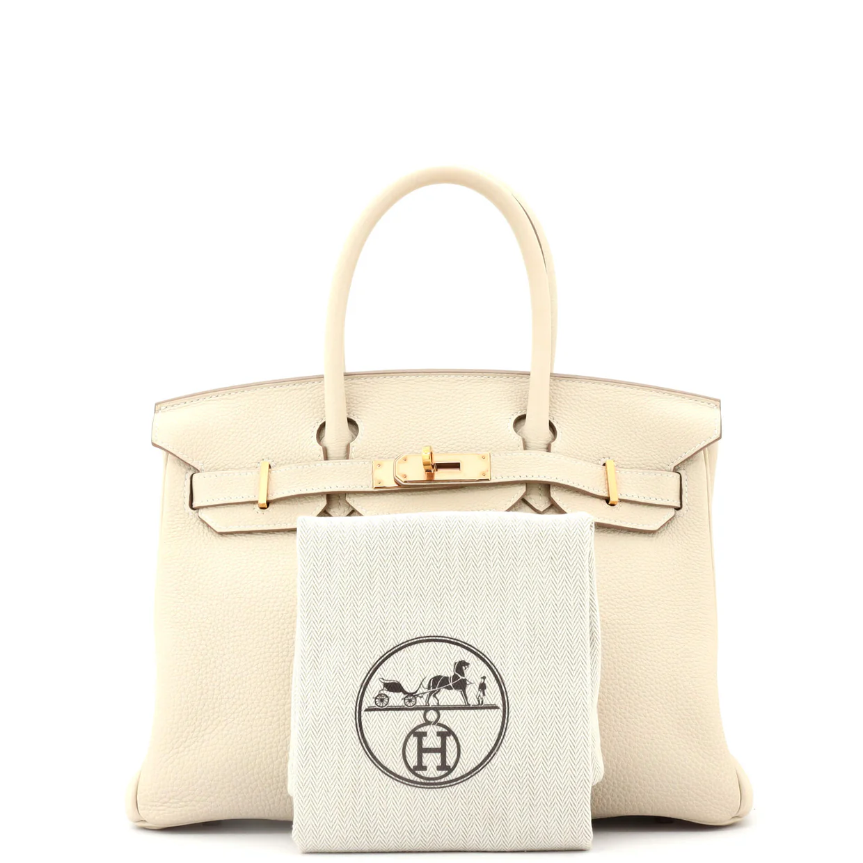 Birkin Handbag Light Togo with Rose Gold Hardware 30 - Deep Luxury
