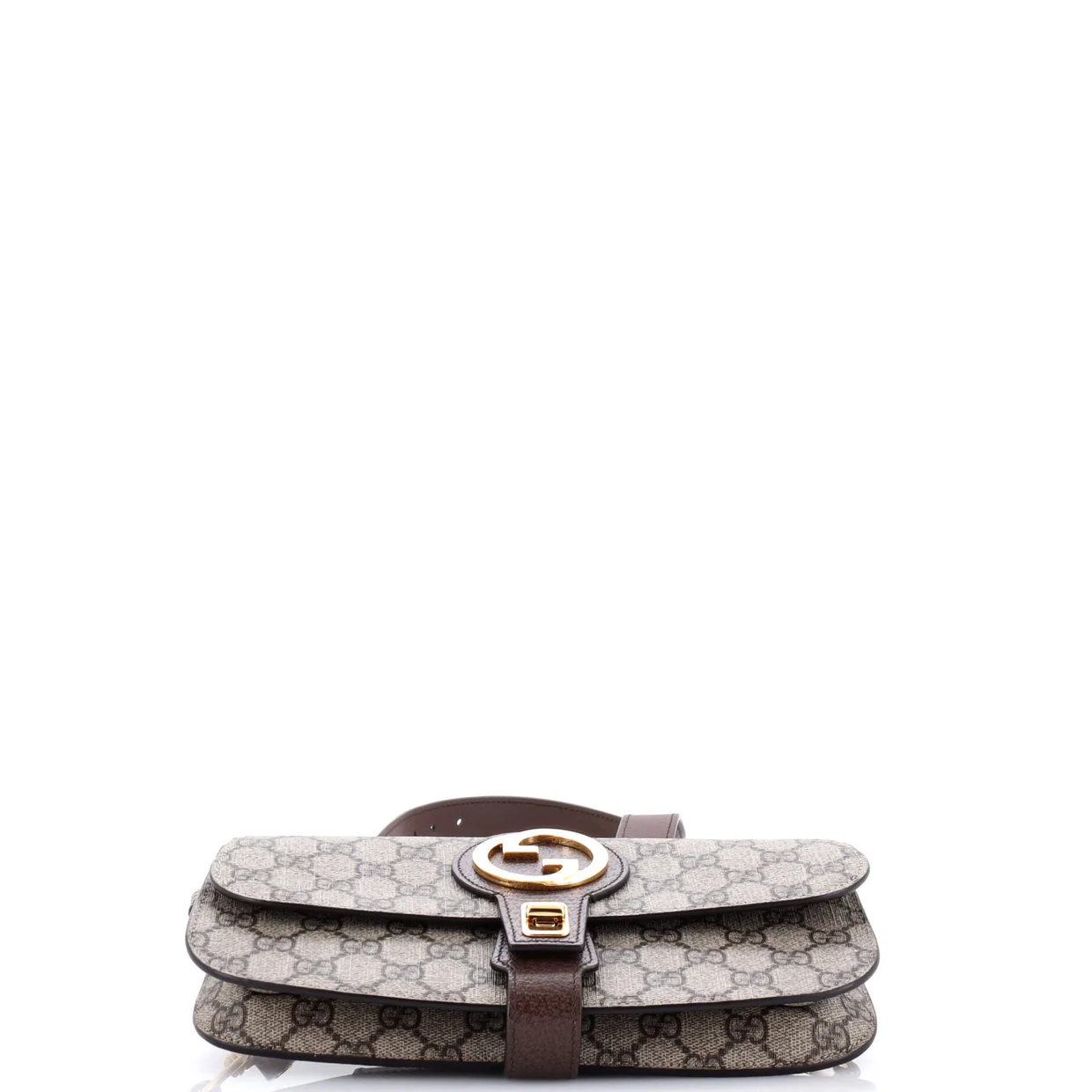 Blondie Flap Pocket Belt bag GG Coated Canvas - Deep Luxury