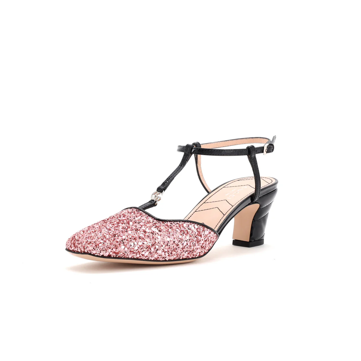 Women's Slingback Pumps Glitter and Patent - Deep Luxury