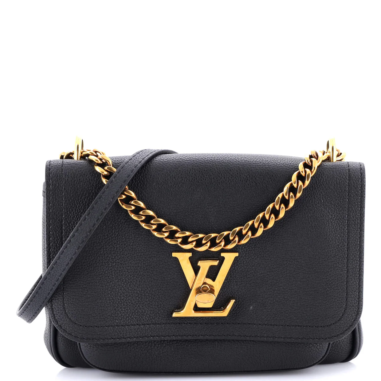 Lockme Chain Bag Leather - Deep Luxury