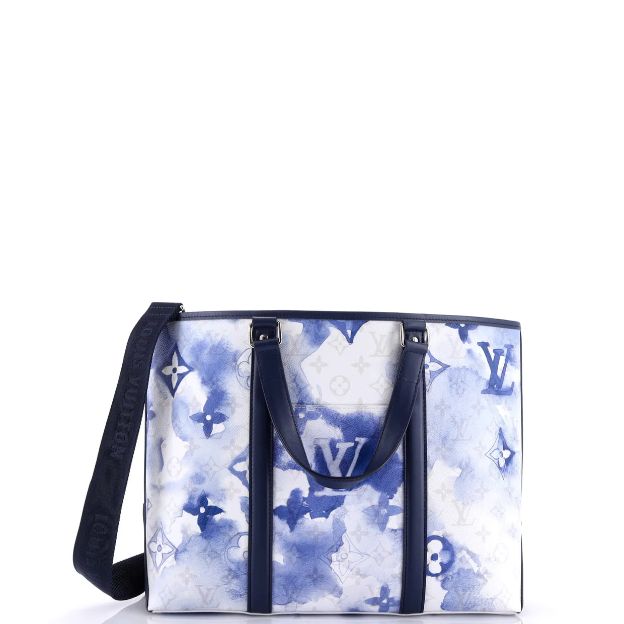 New Tote Limited Edition Monogram Watercolor Canvas PM - Deep Luxury