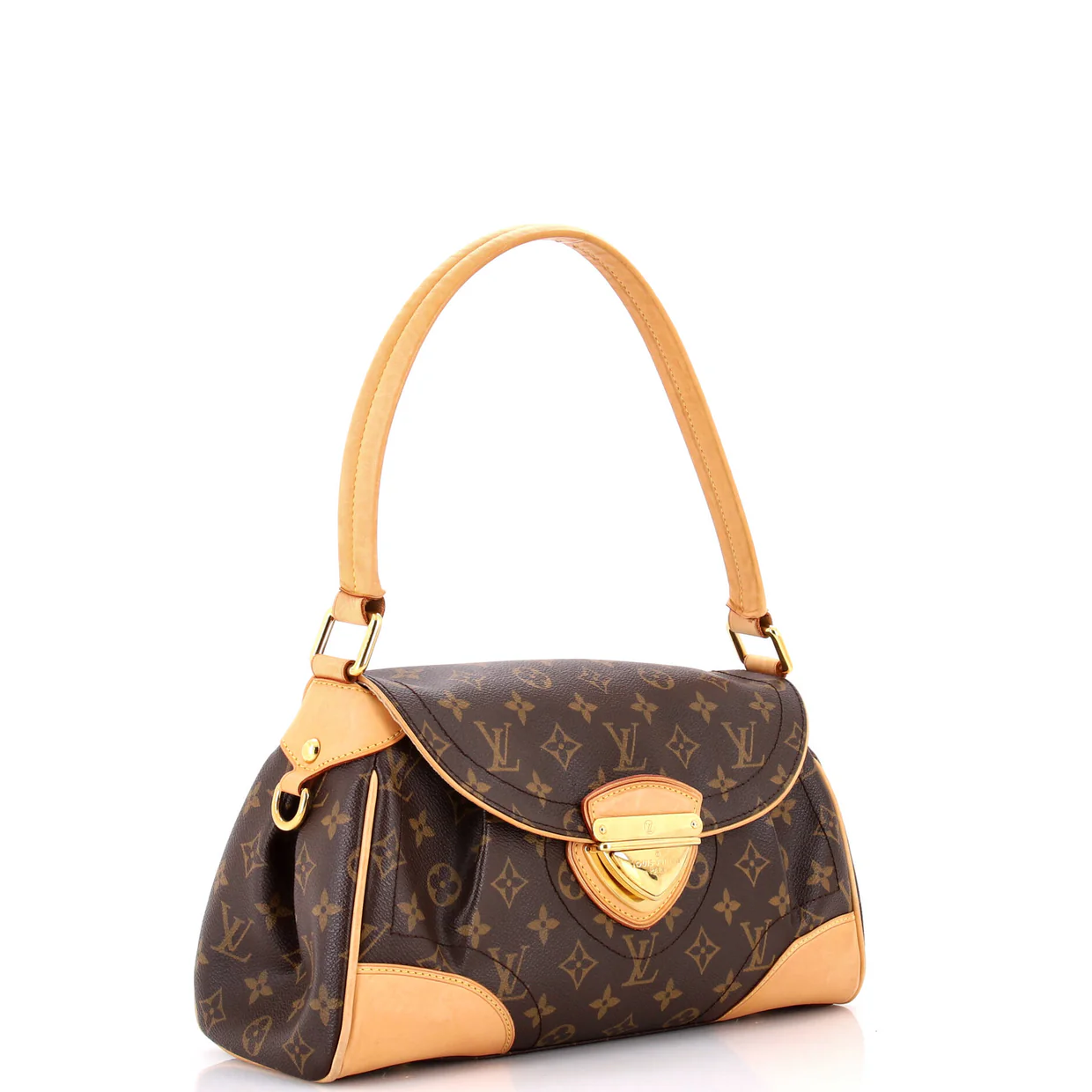 Beverly Handbag Monogram Canvas MM - Deep Luxury