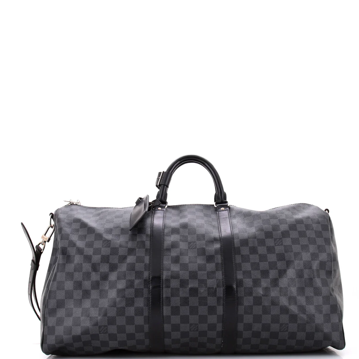 Keepall Bandouliere Bag Damier Graphite 55 - Deep Luxury