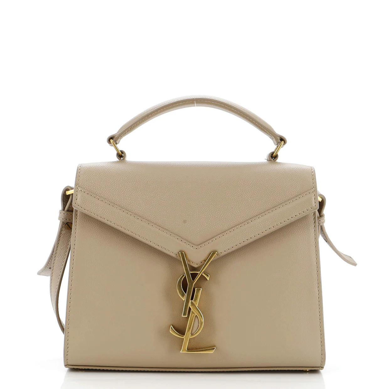 Cassandra Top Handle Bag Leather Mini - Deep Luxury