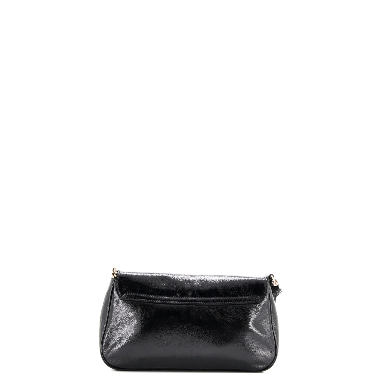 Soho Chain Crossbody Bag Patent Medium - Deep Luxury