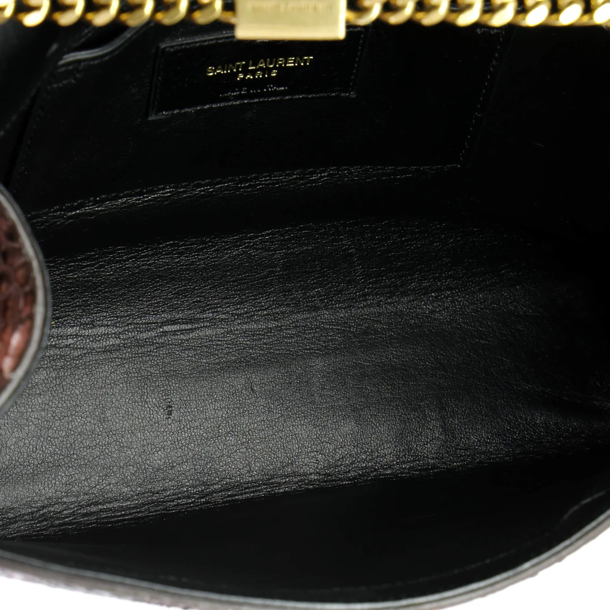 Classic Monogram Tassel Crossbody Bag Python Medium - Deep Luxury