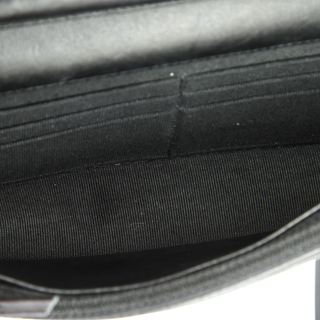 Boy Wallet on Chain Quilted Caviar - Deep Luxury