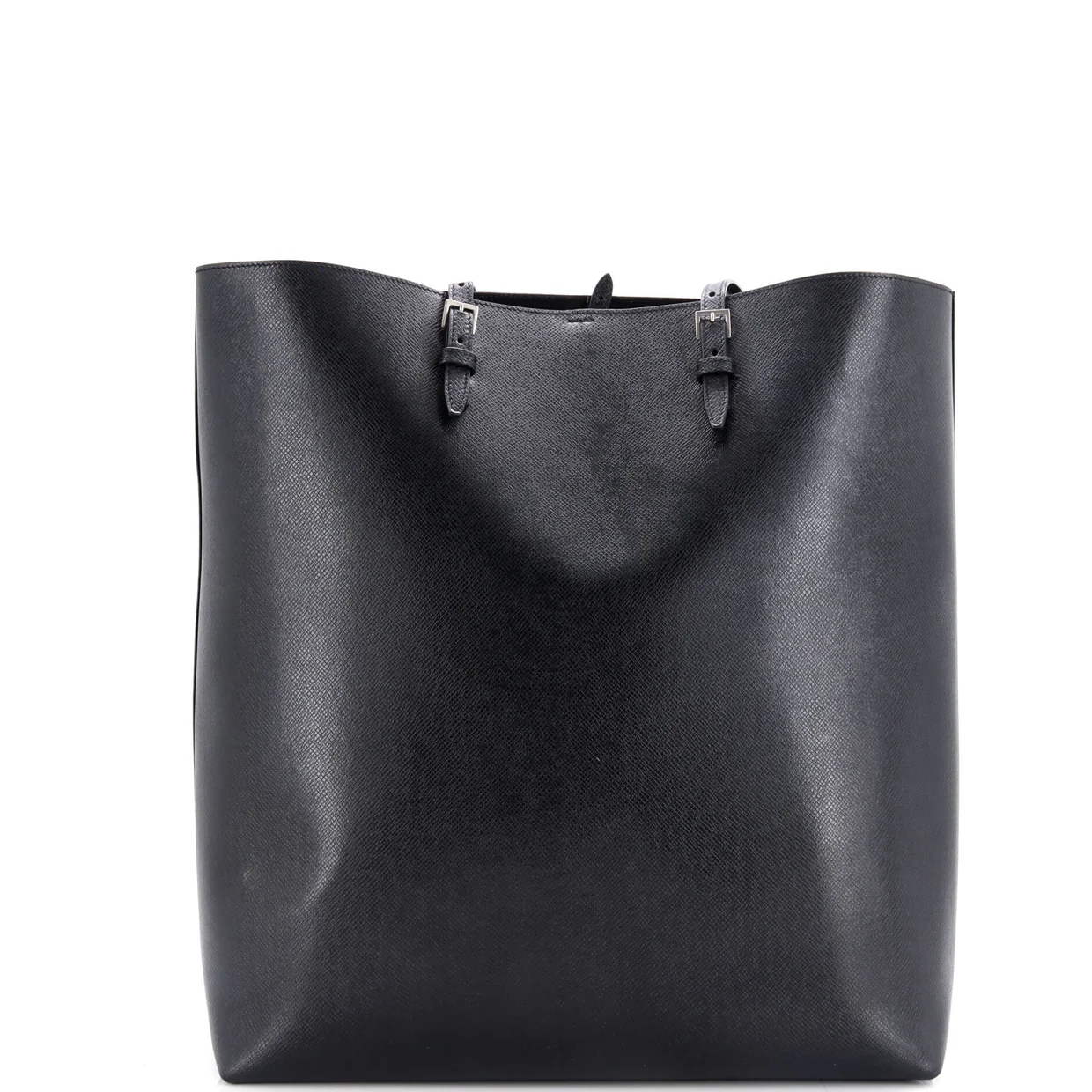 Belted Open Tote Leather - Deep Luxury
