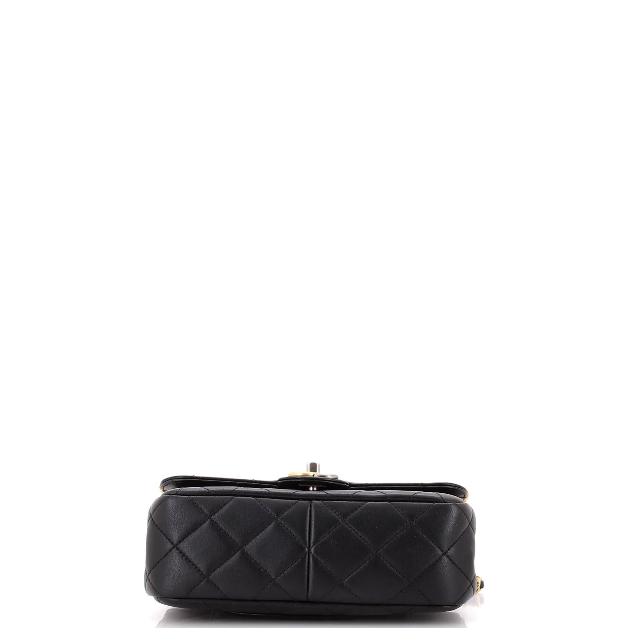Coco Clips Flap Bag Embellished Quilted Lambskin Small - Deep Luxury