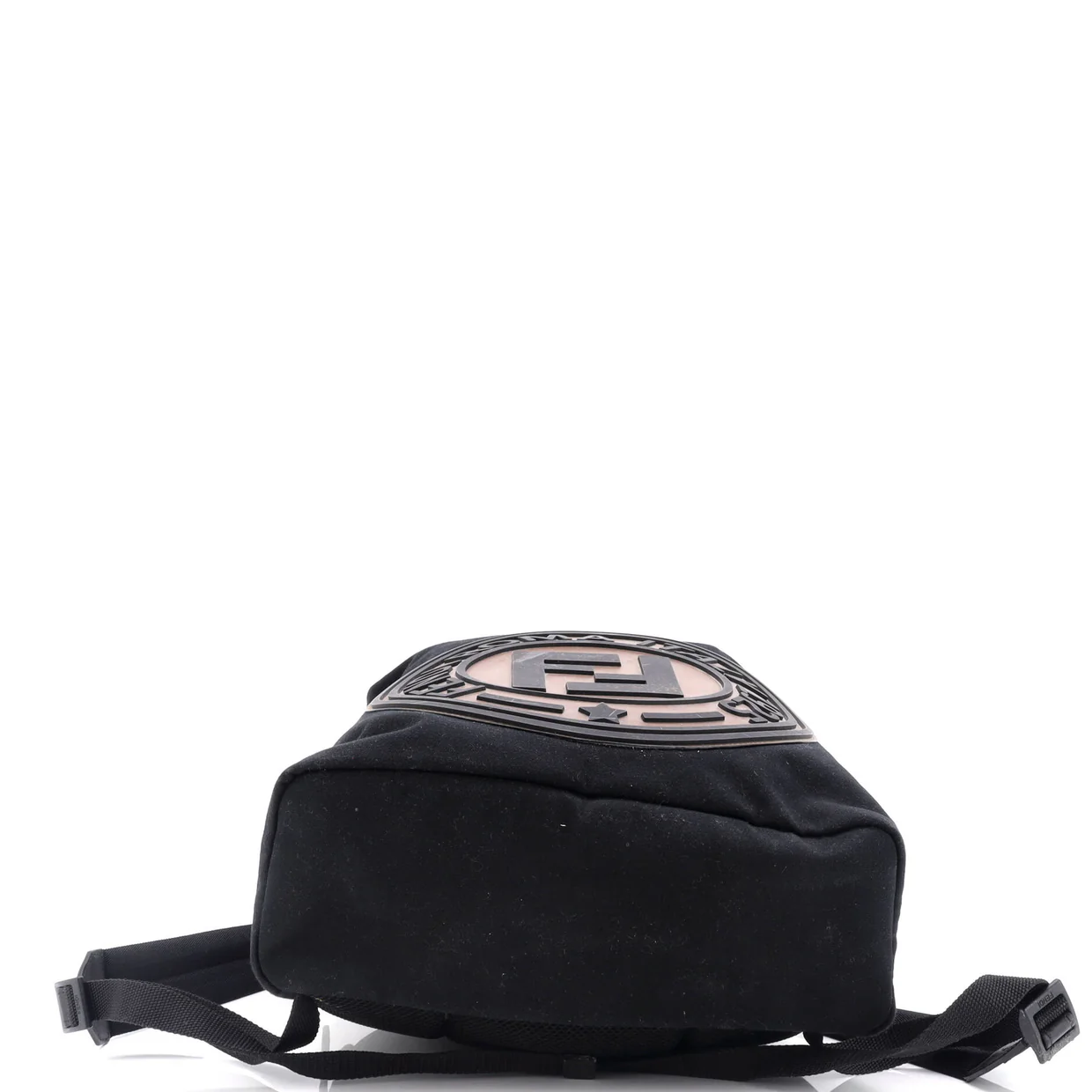 FF Logo Stamp Buckle Backpack Canvas Large - Deep Luxury