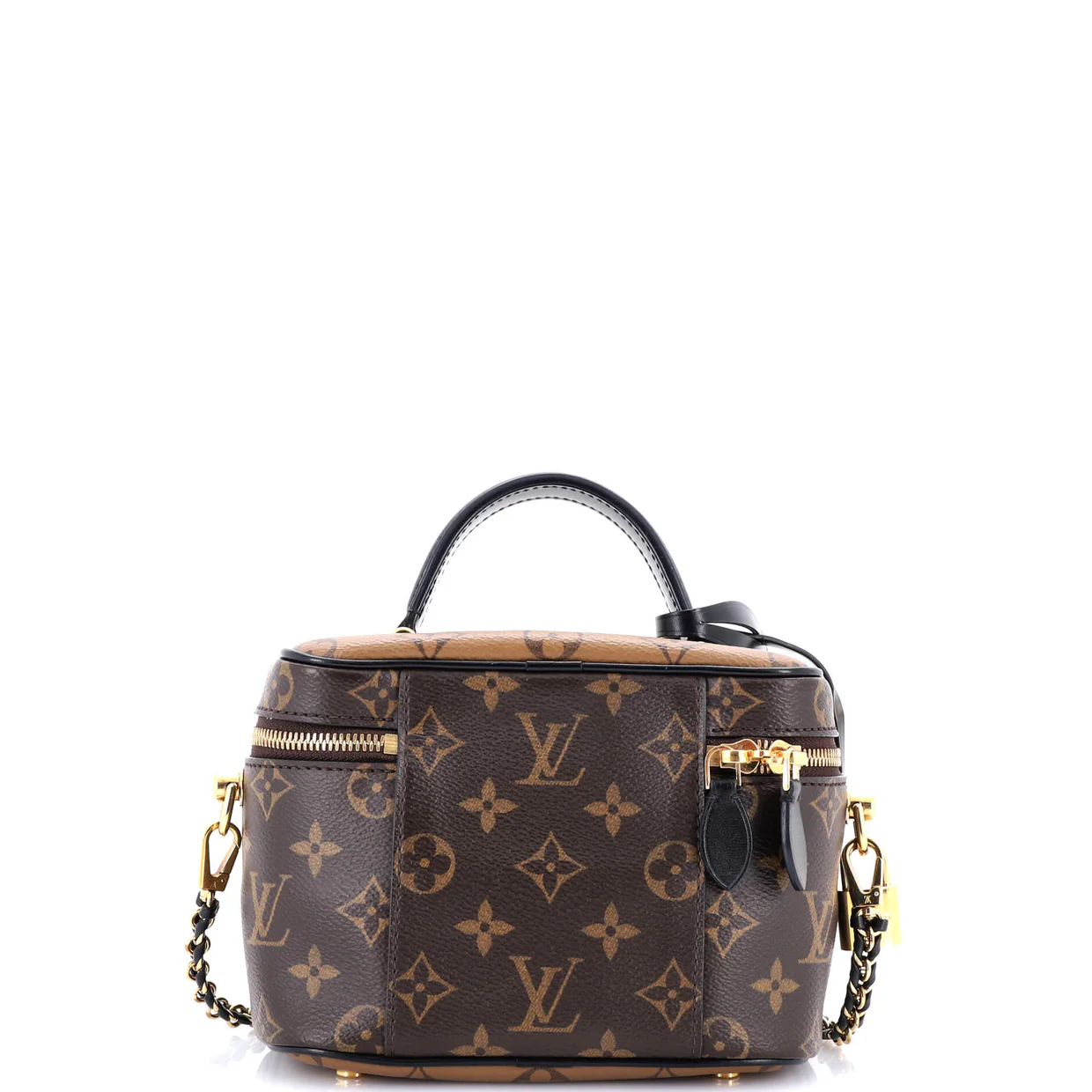 Vanity Handbag Reverse Monogram Canvas PM - Deep Luxury