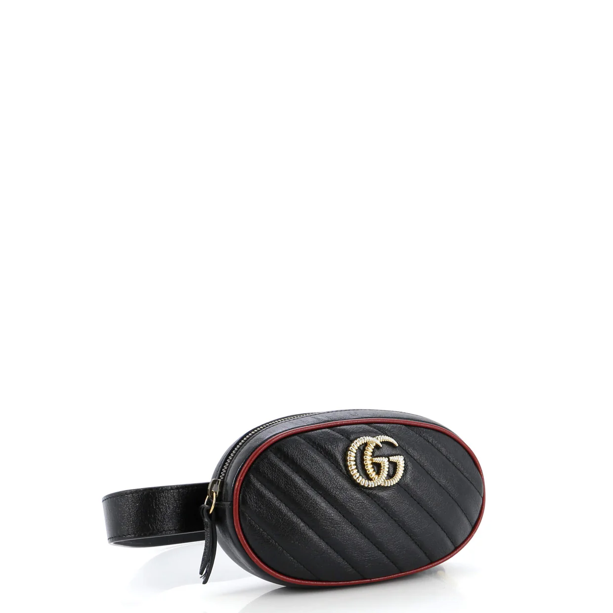 GG Marmont Belt Bag Diagonal Quilted Leather - Deep Luxury