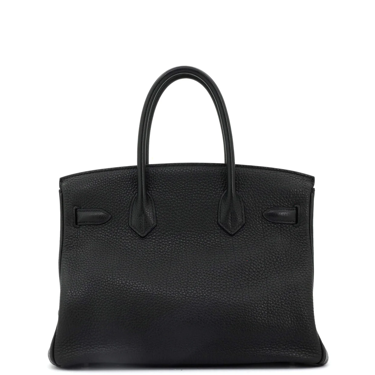 Birkin Handbag Noir Togo with Palladium Hardware 30 - Deep Luxury