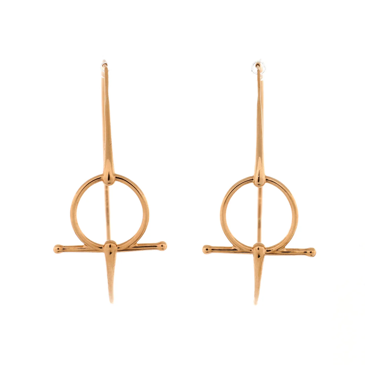 Filet d'Or Hoop Earrings 18K Rose Gold - Deep Luxury