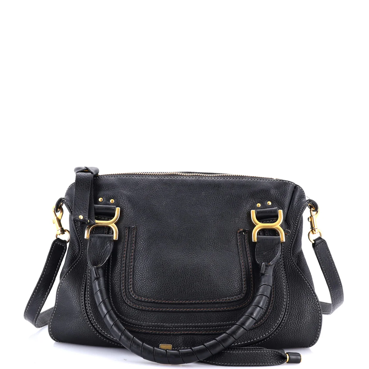Marcie Shoulder Bag Leather Medium - Deep Luxury