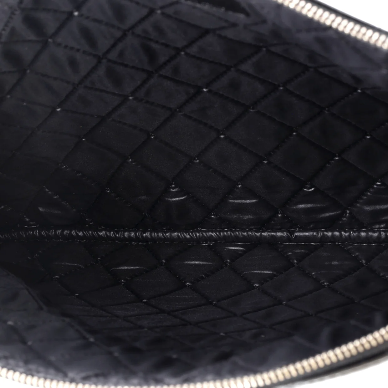 Valentine Hearts O Case Clutch Quilted Patent Large - Deep Luxury