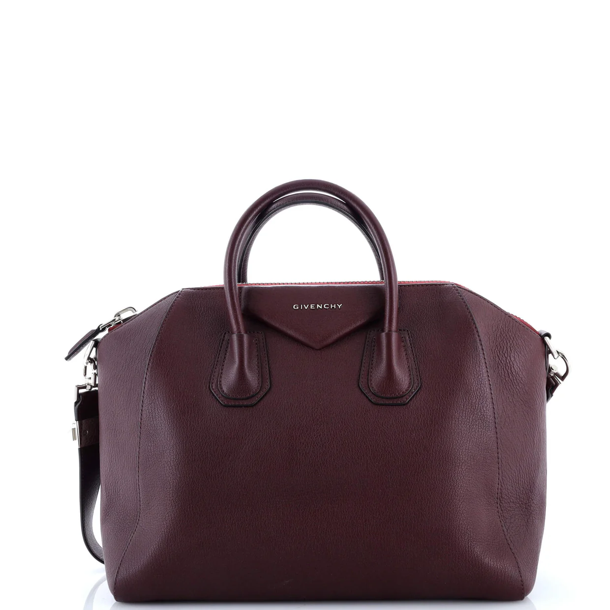 Antigona Bag Leather Medium - Deep Luxury