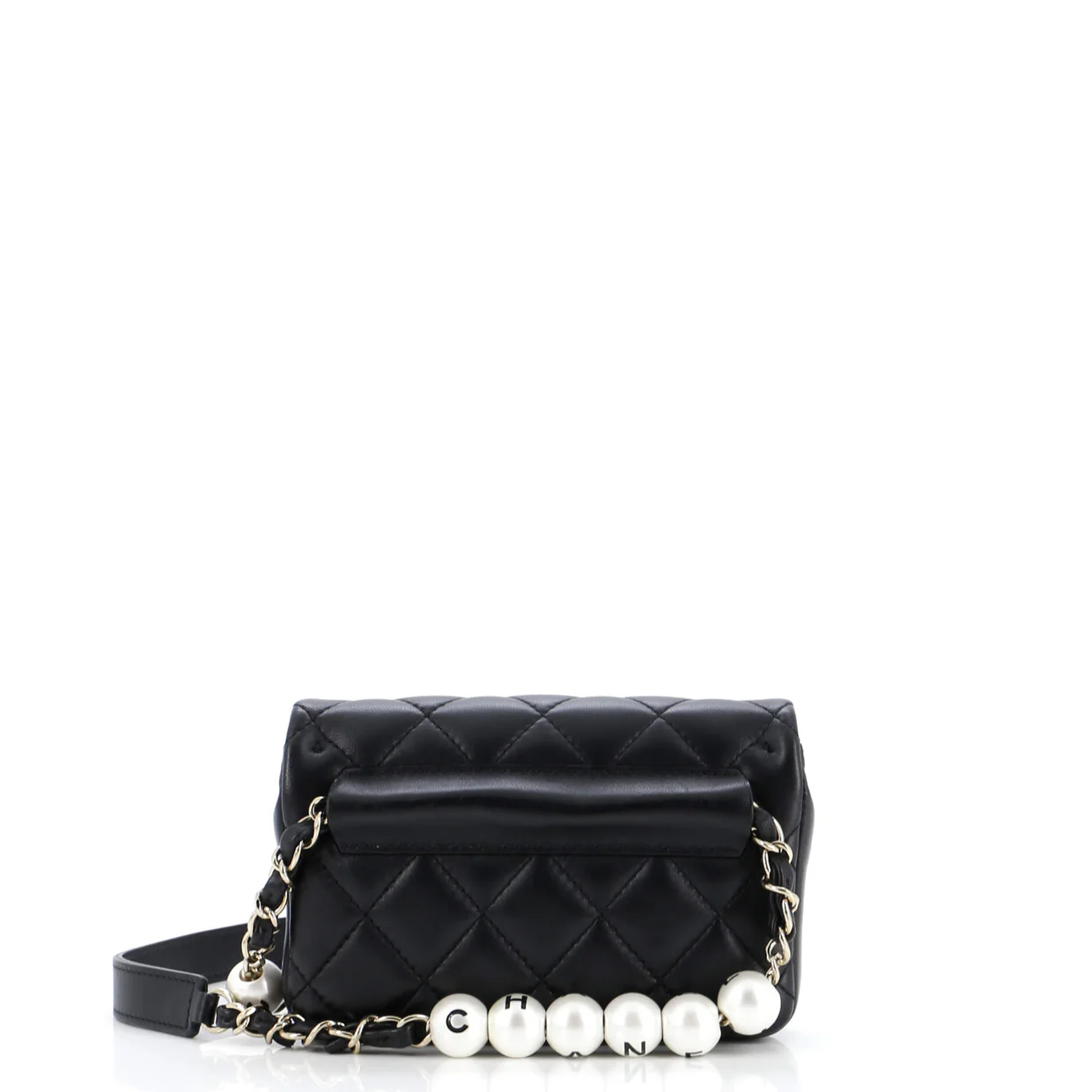 My Precious Pearls Waist Bag Quilted Lambskin Mini - Deep Luxury