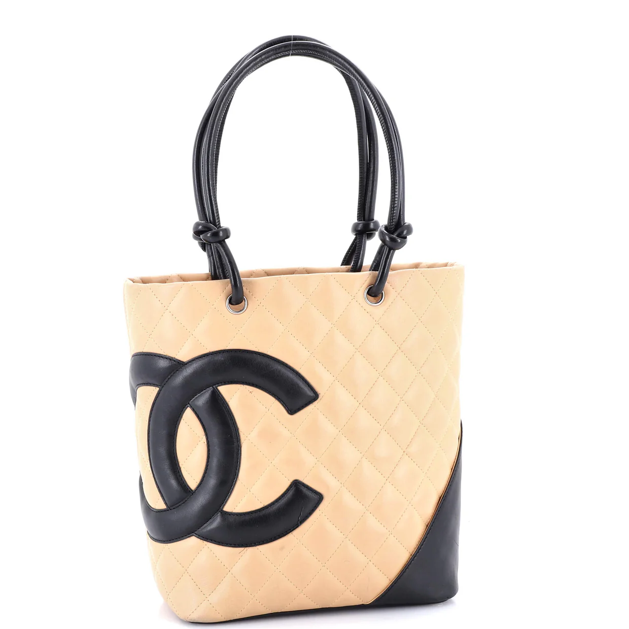 Cambon Tote Quilted Leather Medium - Deep Luxury