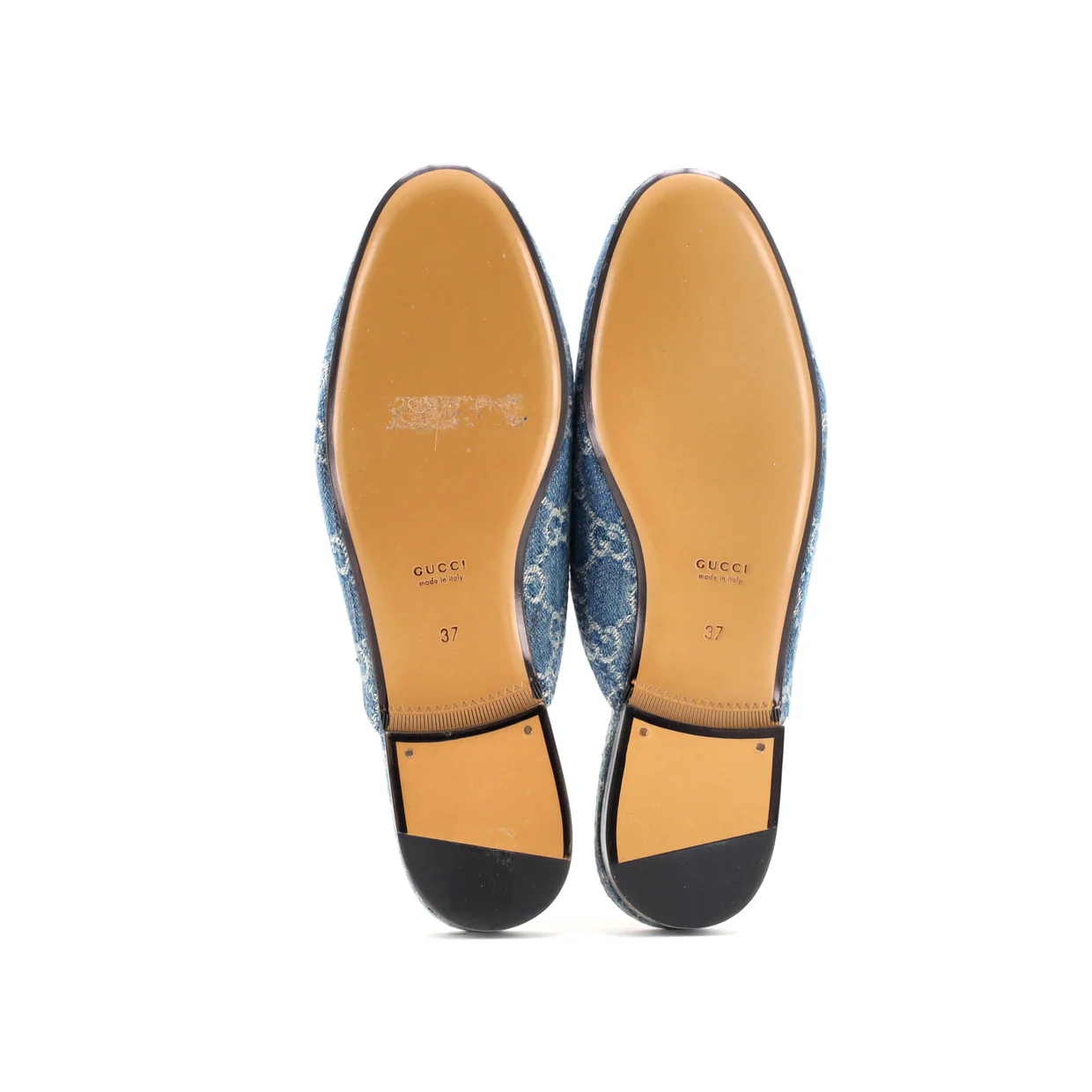 Women's Princetown Mules GG Denim - Deep Luxury