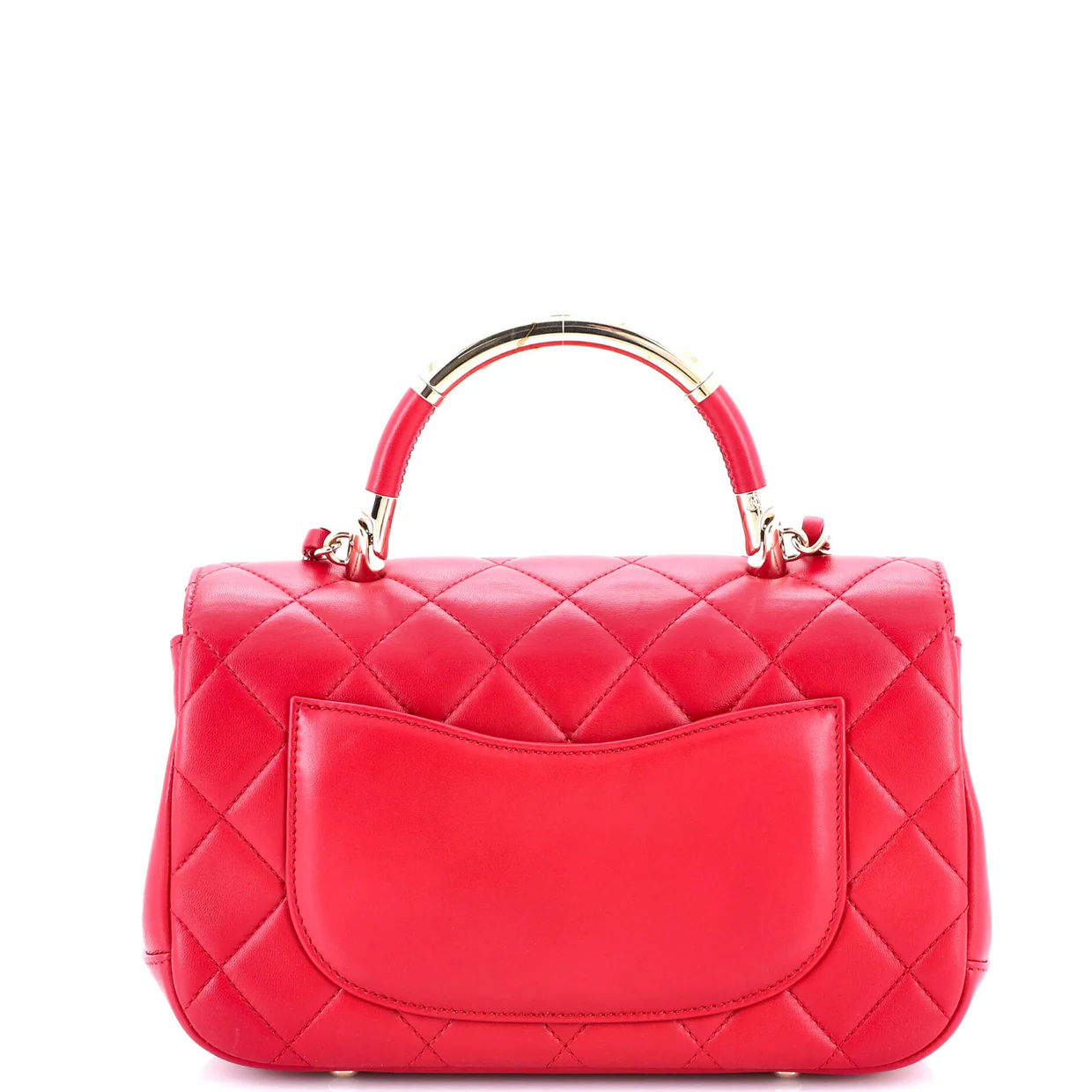 Carry Chic Flap Bag Quilted Lambskin Medium - Deep Luxury